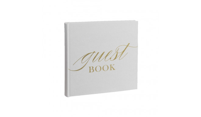 FOCUS BASE LINE CANVAS ALBUM 20X20 GUESTBOOK WHITE