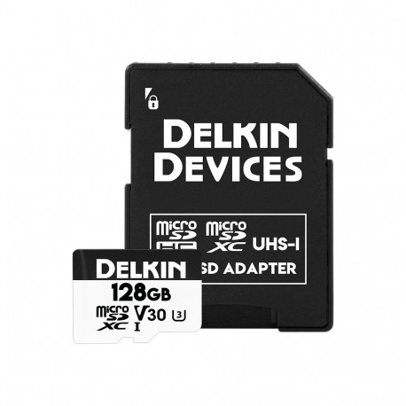 Delkin microSDXC Trail Cam Hyperspeed R100/W75 (V30) 128GB