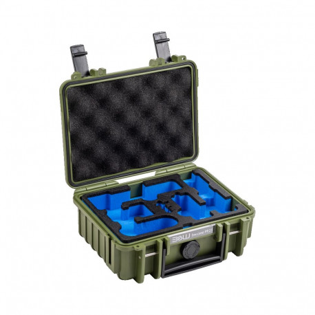 BW Outdoor Case Type 500 for DJI Osmo Pocket 3 Creator Combo, Bronze-green