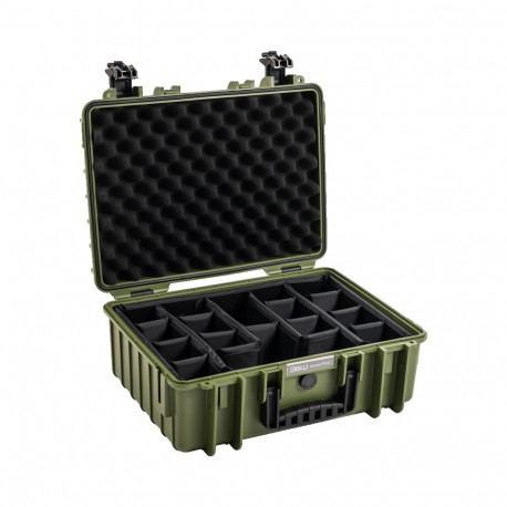 BW Outdoor Cases Type 5000 / Bronze green (divider system)