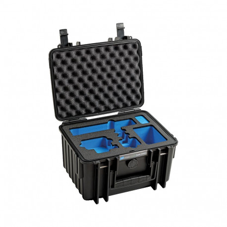 BW Outdoor Case Type 2000 for GoPro Hero 12 (fits even GoPro Hero 9/10/11), charge-in-case, Black