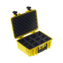 BW OUTDOOR CASES TYPE 4000 / YELLOW (DIVIDER SYSTEM)