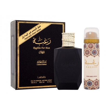 Lattafa Raghba Eau de Parfum (100ml) (Edp 100 ml + Deodorant 50 ml)