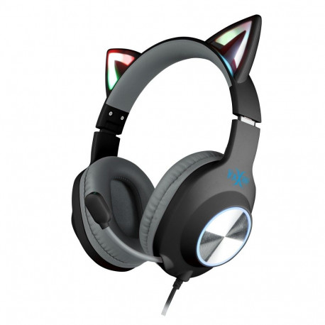 Foxxray FXR-BAL-62 BK ShinyCat Gaming Headset Wired Black/Grey