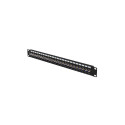PATCH PANEL 24 PORT 1U F-TYPE CONNECTOR BLACK LANBERG