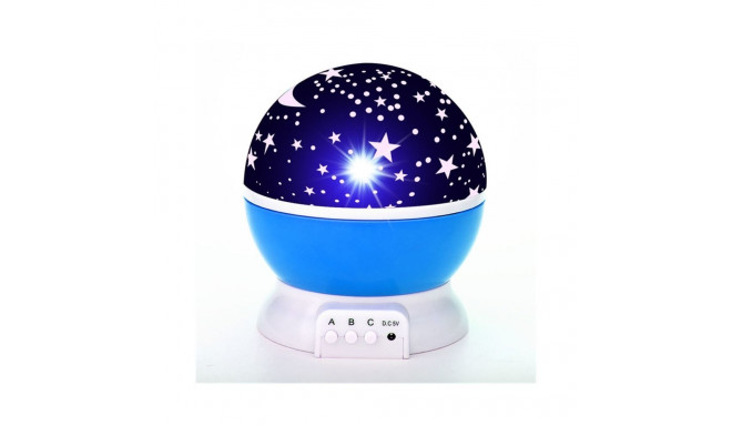 Elight L1 2in1 Проэктор звездного неба с ротацией и  Лампа - Ночник с 4x AAA / USB Кабель Синий