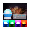 Elight L1 2in1 Rotating Star Sky projector and Night lamp with 4x AAA / USB Cable Blue