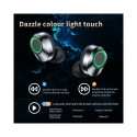WoW YD03 TWS Bluetooth 5.3 Wireless Hi-Fi Headset with HD Mic USB Power Bank Black