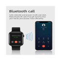 iWear G5 Алюминевый Спорт BT Звонок Смарт часы с монитором Пульса и кислорода& Blood Oxygen monitor 