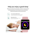 iWear M8 Fitnesa Viedpulkstenis ar Full Touch 1.3'' IPS displeju Asinsspiediena & Pulsa mēr. / Soc. 