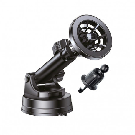 Magnetic car phone holder compatible with Magsafe Forcell F-Grip PrecisionX windshield/ dashboard / 
