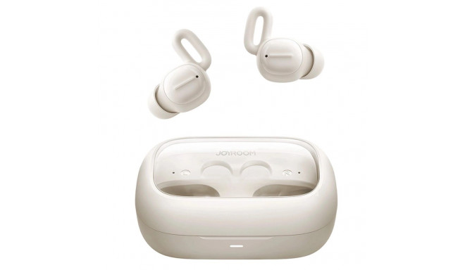 Joyroom JR-TS1 Cozydots Series TWS headphones with Bluetooth 5.3 and noise cancellation - white