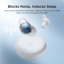Bezdrátová sluchátka řady TWS Joyroom JR-TS2 Cozydots s aktivní redukcí hluku, Bluetooth 5.3 – bílá