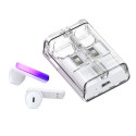 Bezdrátová sluchátka řady TWS Joyroom JR-TC1 IceLens s LED osvětlením – bílá
