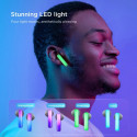Bezdrátová sluchátka řady TWS Joyroom JR-TC1 IceLens s LED osvětlením – bílá