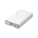 Powerbanka Joyroom JR-PBM01 magnetická 10000mAh 20W se stojánkem + Lightning kabel - USB-C - bílá