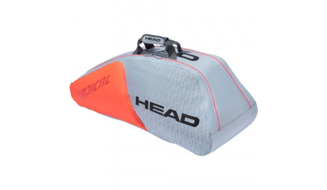 Torba tenisowa Head Radical 9R Supercombi szaro-pomarańczowa 283511