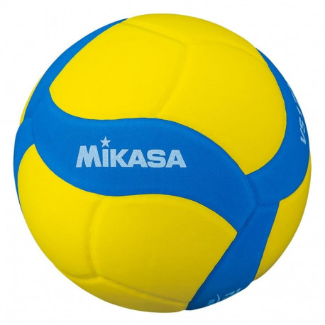 Piłka siatkowa Mikasa VS170W żółto-niebieska 5