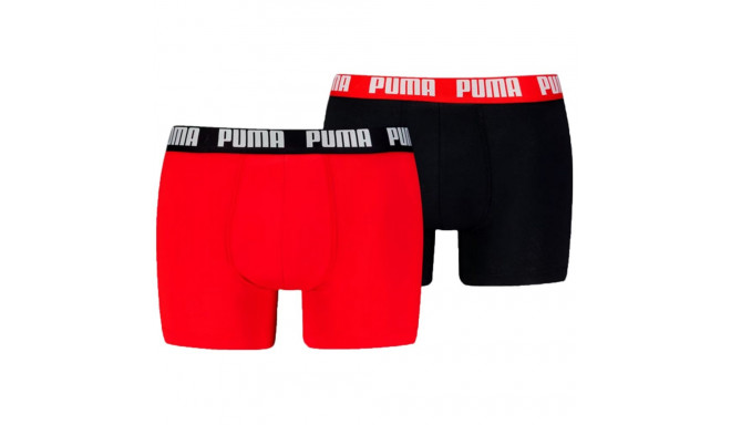 Bokserki męskie Puma Everyday Basic 2p czerwone, czarne 938320 10 M