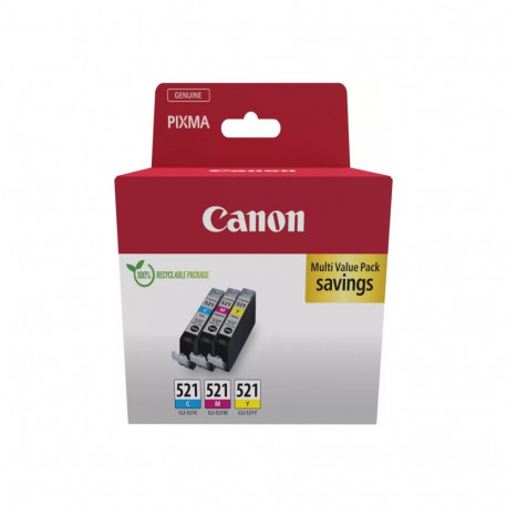 CANON CLI-521 tindikassettide multipakk cmy blister