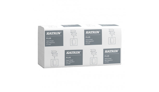 Sheet towel 2-layer KATRIN Plus NonStop M2, Z-fold 20,3x25,5cm 135 sheets (87181)