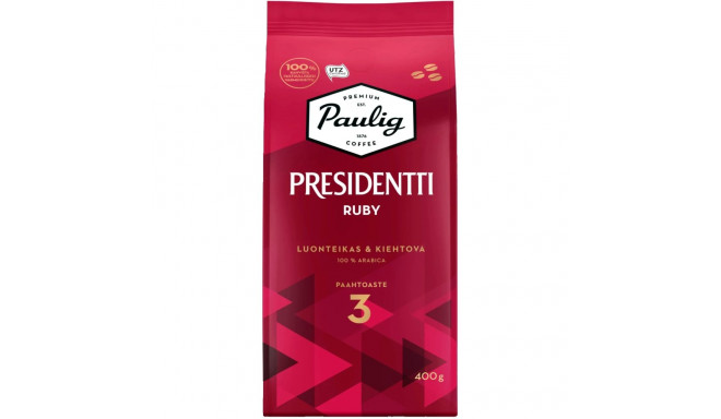 Coffee beans PAULIG Presidentti Ruby 400g