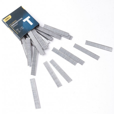 Staples type T Deli Tools EDL238010, 2000 pieces - Klambrid - Photopoint