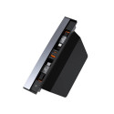 Hub Baseus T-Space with USB-C to USB-C cables for Tesla Cars (black)