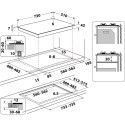 Gas glass hob AKWL728NB