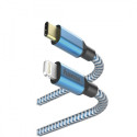 charging data cable USB- C lightning 1,5m blue