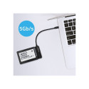 SATA adapter SSD HDD 2.5 drive, USB C, 2TB