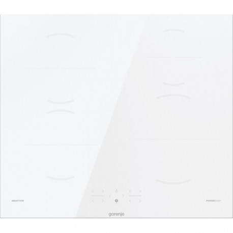 The Gorenje GI6401WSC is a 60cm built-in induction hob from the Essential Line, kno
