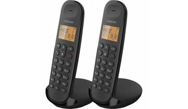 Fiksētais Telefons Logicom DECT ILOA 250 DUO Melns