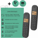 Fiksētais Telefons Logicom DECT ILOA 255T DUO Melns