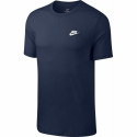 Vīriešu Krekls ar Īsām Piedurknēm Nike AR4997-410 Jūras - M