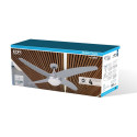 Ceiling Fan with Light EDM Caspio 60 W Chromed