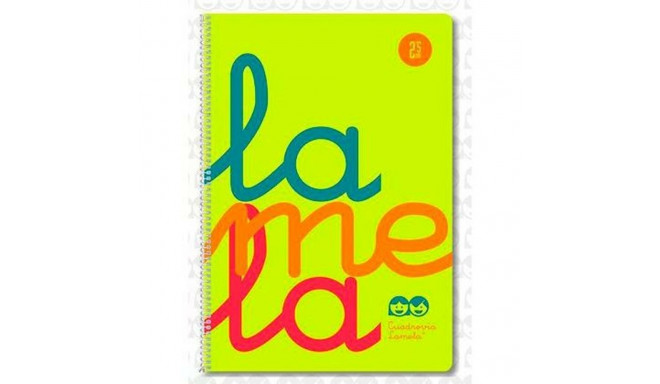 Notebook Lamela Fluor Yellow Din A4 5 Pieces 80 Sheets