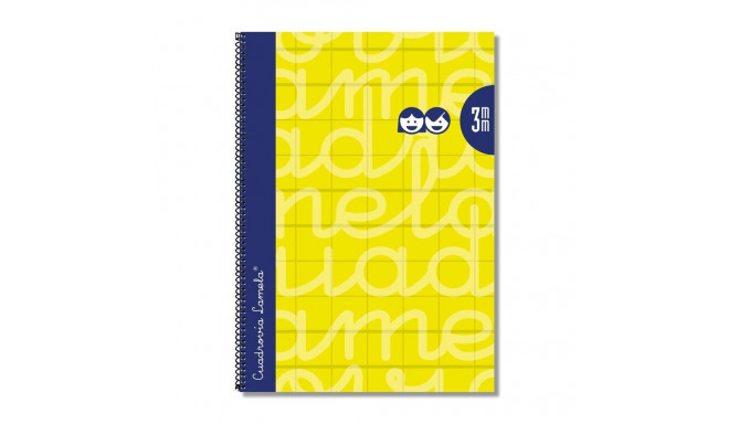 Notebook Lamela 3 mm Yellow Din A4 5 Pieces 80 Sheets