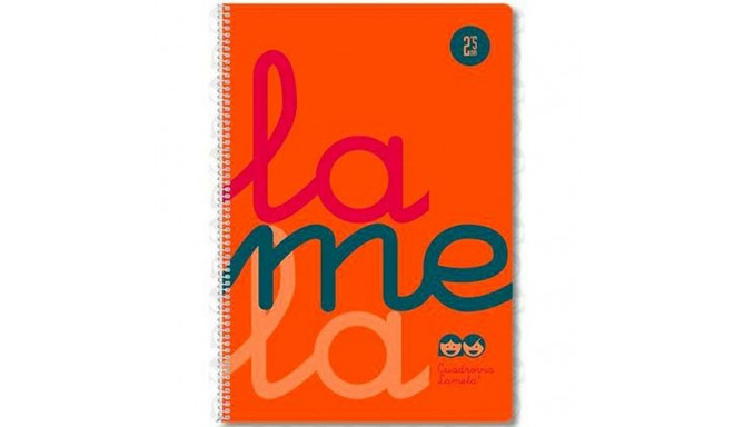 Notebook Lamela Fluor Orange Din A4 5 Pieces 80 Sheets