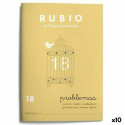 Matemātikas piezīmju grāmatiņa Rubio Nº 18 A5 Spāņu 20 Loksnes (10 gb.)