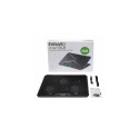 Evolveo ANIA9 laptop cooling pad 43.2 cm (17&quot;) 2500 RPM Black