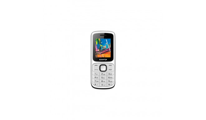 Aligator D210 4.57 cm (1.8&quot;) 66 g Black, White Senior phone