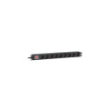 Intellinet 19&quot; 1U Rackmount 9-Way EU 2-pin (CEE 7/3) PDU, 16A, On/Off, Built in 2m EU 2-pin