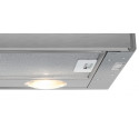 Beko HNT61210X cooker hood Semi built-in (pull out) Stainless steel 280 m³/h D