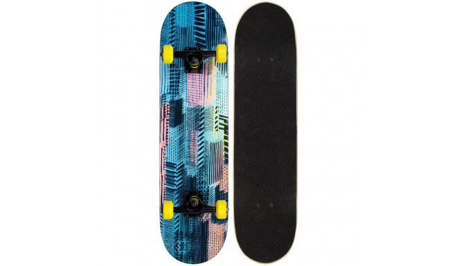 Skateboard NIJDAM NEON CHEVRON N31BC01 Blue/Black