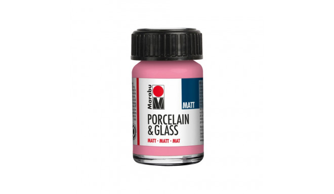 Portselani-ja klaasivärv Marabu Matt 15ml 133 rose pink