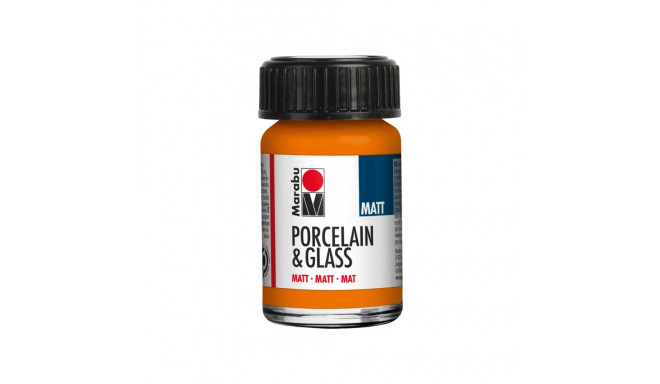 Portselani-ja klaasivärv Marabu Matt 15ml 013 orange