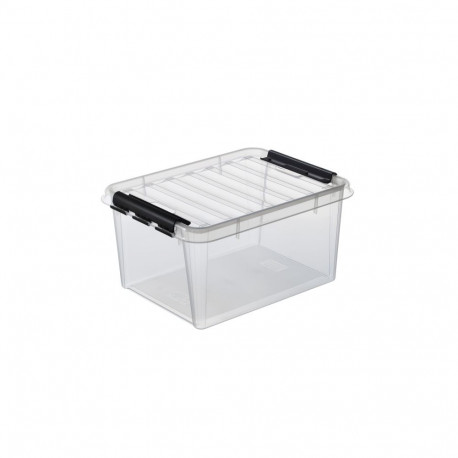 Plastkast kaanega SmartStore Classic 31 valge/läbipaistev, 26x39x50cm /32L