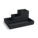 Kirjatarvete alus Lena Bigso Box, Paper Laminate Dark Grey 456