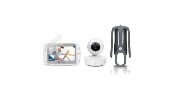 Motorola Portable Video Baby Monitor with Flexible Crib Mount VM55 5.0" White